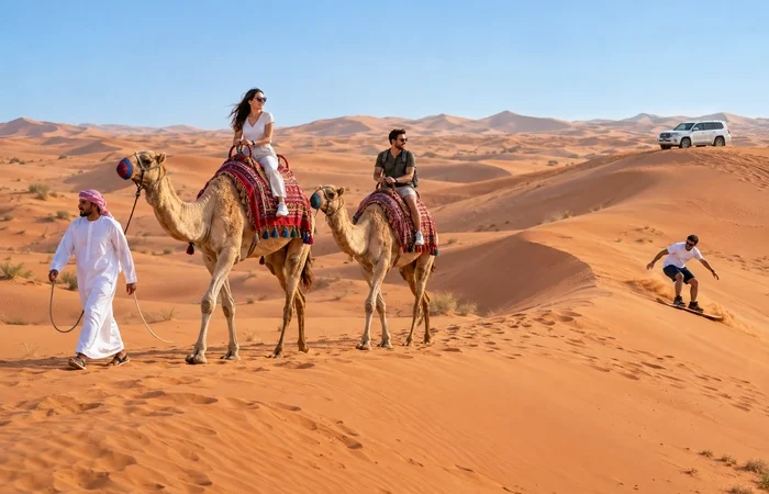 Morning Desert Safari Dubai with Camel Ride