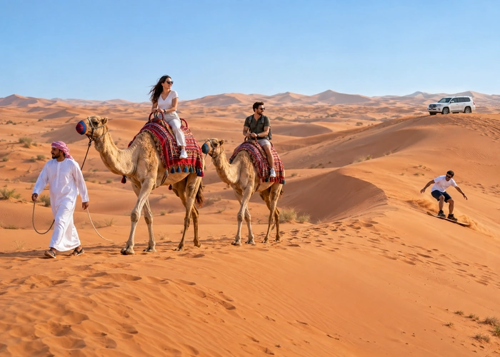 Morning Desert Safari Dubai with Camel Ride