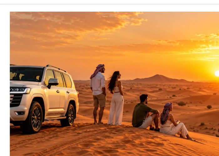Dubai Evening Desert Safari with BBQ Dinner and Shows